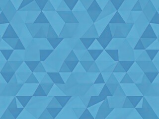 Fototapeta premium Blue background with geometric triangles creating a modern and stylish design element for graphics