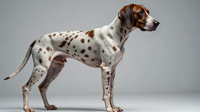  Dalmatian with a White Muzzle and Black Spots in a Park