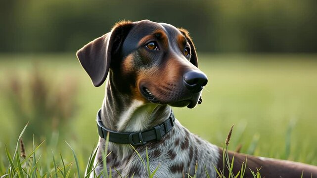  German Shorthaired Pointer in Grass