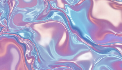 Obraz premium Abstract pastel waves in shimmering colors