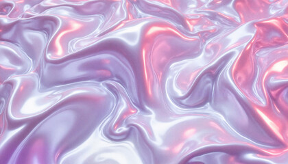 Obraz premium Shiny silky fabric texture in pink and lavender tones