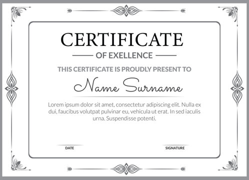 Free Certificate Design Templates for Download.