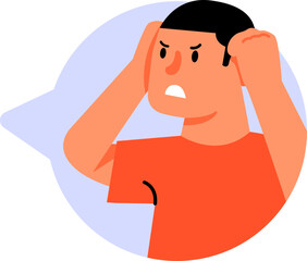 Bubble Chat Naive Character Illustration Element