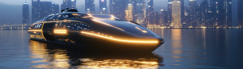 Futuristic boat