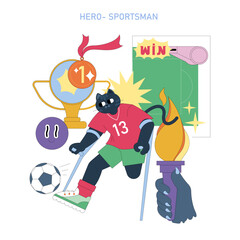 Fototapeta premium 12 Archetypes. Flat Vector Illustration