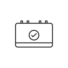 Appointment icon isolated