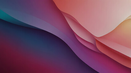 Abstract background with wavy lines in pink, blue and purple colors