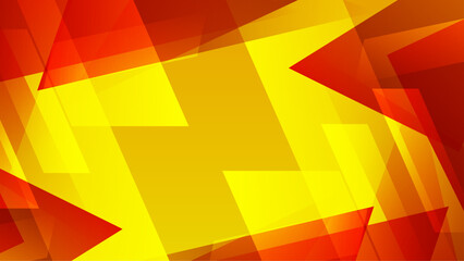 minimal red and yellow shapes geometric abstract background vector illustration, great for business project, presentation background, and wallpaper