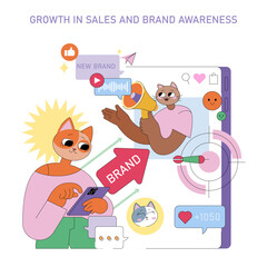 Business. Flat Vector Illustration