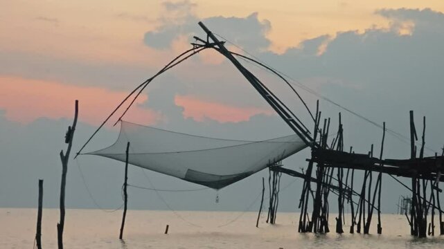 Traditional Local Fishing Trap also Known as Yor 