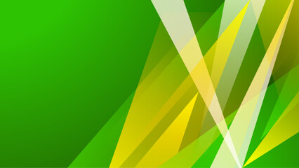 dark and elegant green and yellow abstract geometric background vector illustration