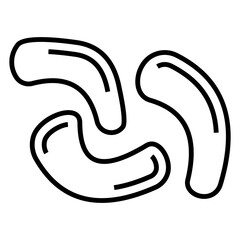 Cashew icon vector design symbol templates
