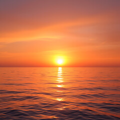 Obraz premium sunset over the sea