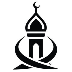 Old fashioned vector lamp illustration isolated.