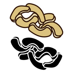 Cashew icon vector design symbol templates
