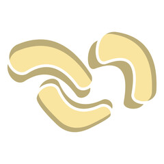 Cashew icon vector design symbol templates