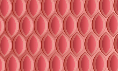 Seamless pink heart pattern for Valentine's Day decor