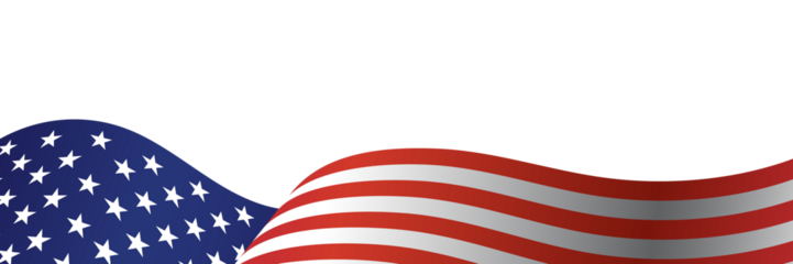 Waving flag of American isolated , Symbols of USA , template for banner,card,advertising ,promote, TV commercial, ads, web design,poster, illustration