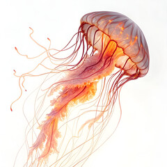 jellyfish on black background