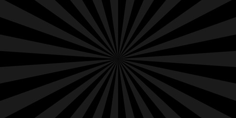 Geometric abstract black cartoon, poster wallpaper. diagonal fabric radial summer sunshine explosion energy sunlight glowing sunburst design.