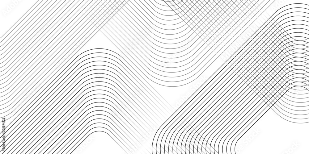 Poster vector gradient gray line abstract pattern transparent monochrome texture, minimal background. abstr