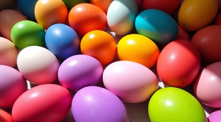 Fototapeta premium colorful easter eggs