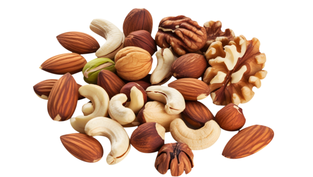 pile of assorted nuts 
