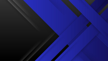 abstract smooth shapes on blue and black background white vector illustration, for presentation design, wallpaper, or website background