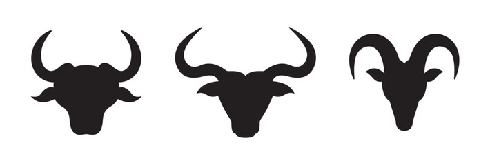bull cow goat icon