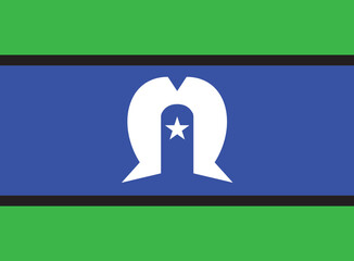  flag of the Australian Torres Strait Islander