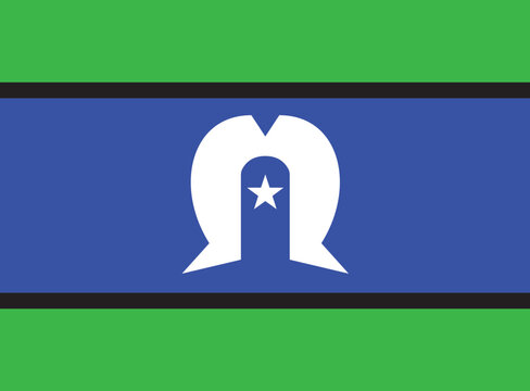 flag of the Australian Torres Strait Islander