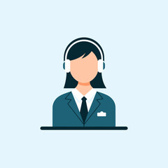 Professional Customer Support Representative Providing Assistance
