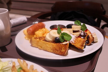 カフェでいただく 美味しいブランチ
