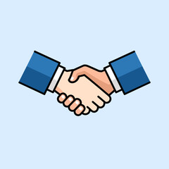 Professional Business Handshake Sealing a Successful Deal