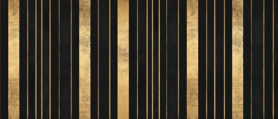Vintage pinstripe pattern with elegant gold accents, timeless repeating vector design