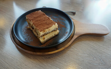 Tiramisu cake, soft and delicious with a delicate flavor.