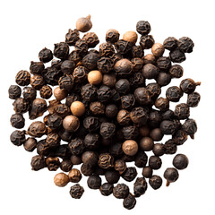 Obraz premium Black pepper, transparent background