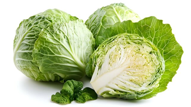 Cabagge isolated on white background