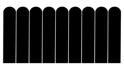 black and white Fence, icon, frame, illustration, house,
