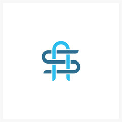 Modern SA Letter Logo Design