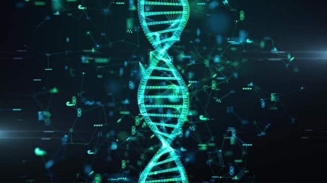 DNA Helix CRISPR Gene Editing Medical Breakthrough