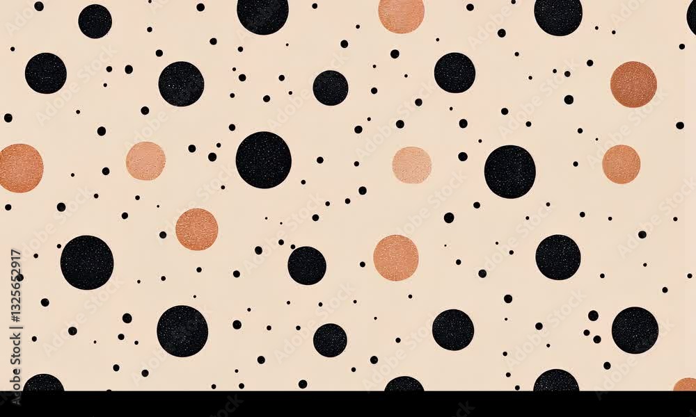 Poster abstract circles pattern