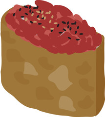 소고기 유부초밥