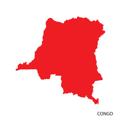simple Congo map red