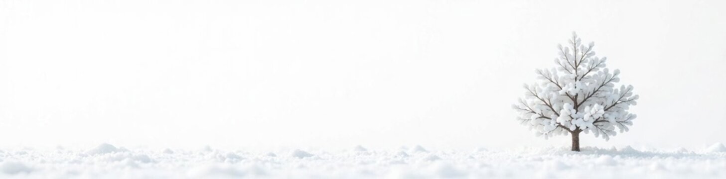 Small white tree branches isolated on white background, witte bomen, winterse dagen
