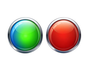 buttons for web on a transparent background