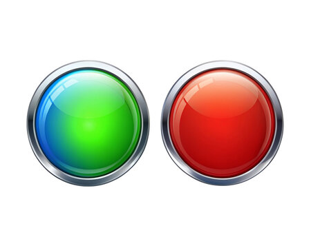 buttons for web on a transparent background