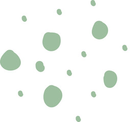 Abstract Boho Dots Element Set