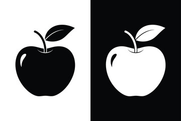 Apple Vector Icon. Perfect for Logos, Websites & Print Materials