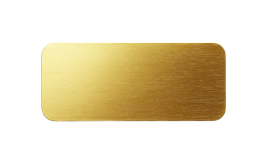 Golden ticket on transparent background representing vip access or winning
